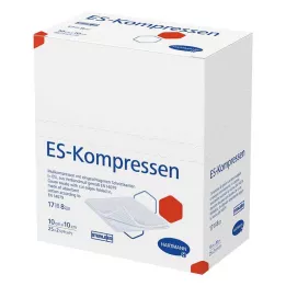 ES-KOMPRESSEN αποστειρωμένο 10x10 cm 8πλάσιο, 25X2 τεμ