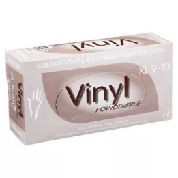 VINYL Γάντια x-large χωρίς πούδρα, 100 τεμάχια
