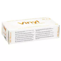 VINYL Γάντια μεσαία, 100 τεμ