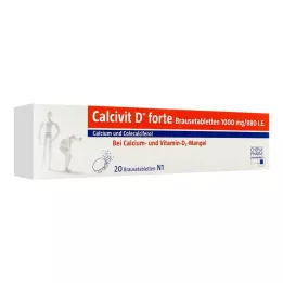 CALCIVIT Αναβράζοντα δισκία D forte, 20 τεμ