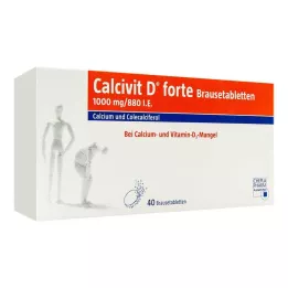 CALCIVIT Αναβράζοντα δισκία D forte, 40 τεμ