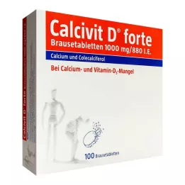 CALCIVIT Αναβράζοντα δισκία D forte, 100 τεμ