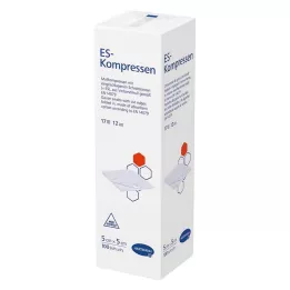 ES-KOMPRESSEN μη αποστειρωμένο 5x5 cm 12πλάσιο, 100 τεμ