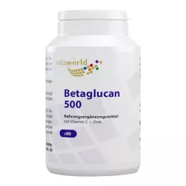 BETA-GLUCAN Κάψουλες 500+Vitamin C+Zinc, 90 τεμ