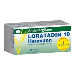 LORATADIN 10 δισκία Heumann, 100 τεμ