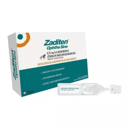 ZADITEN ophtha sine 0,25 mg/ml οφθαλμικές σταγόνες εφάπαξ δόση, 20 τεμ