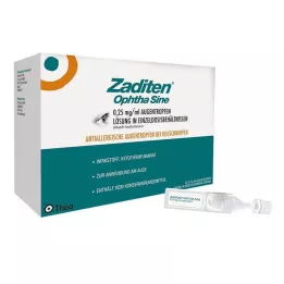 ZADITEN ophtha sine 0,25 mg/ml οφθαλμικές σταγόνες εφάπαξ δόση, 50 τμχ