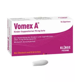 VOMEX A Παιδικά υπόθετα 70 mg forte, 10 τεμ