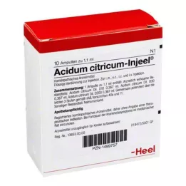 ACIDUM CITRICUM INJEEL Αμπούλες, 10 τεμ