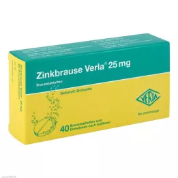ZINKBRAUSE Verla 25 mg αναβράζοντα δισκία, 40 τεμ
