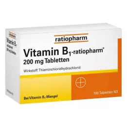 VITAMIN B1-RATIOPHARM δισκία 200 mg, 100 τεμ