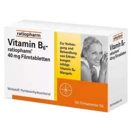 VITAMIN B6-RATIOPHARM 40 mg επικαλυμμένα με λεπτό υμένιο δισκία, 100 τεμ