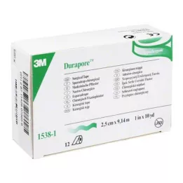 DURAPORE Μεταξωτός σοβάς 2,5 cmx9,1 m ρολό, 12 τεμάχια