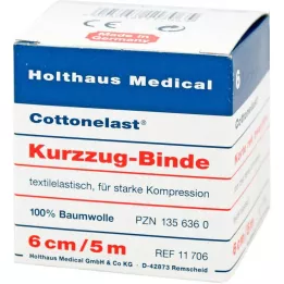 KURZZUGBINDE Βαμβακερό ελαστικό 6 cmx5 m, 10 τεμ
