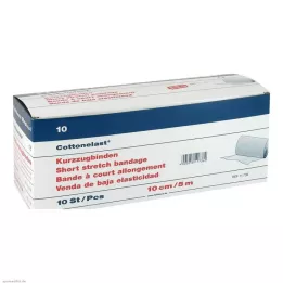 KURZZUGBINDE Βαμβακερό ελαστικό 10 cmx5 m, 10 τεμ
