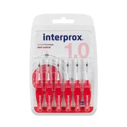 INTERPROX miniconical κόκκινο Interdentalb.Blis., 6 τεμ