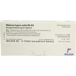 MELISSA CUPRO culta RH D 2 αμπούλες, 8Χ1 ml