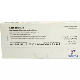 LACHESIS D 20 αμπούλες, 8Χ1 ml