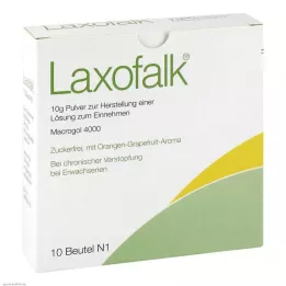 LAXOFALK 10 g Plv.z. Κατασκευαστής e.Lsg.z. Σακούλα εισαγωγής, 10 τεμ