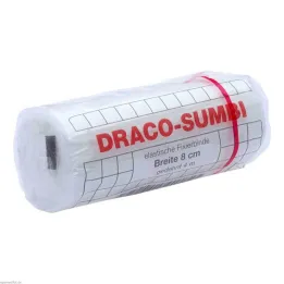 Επίδεσμος στερέωσης Dracosumbi 8 cm x 4 m λευκός, 1 τεμάχιο