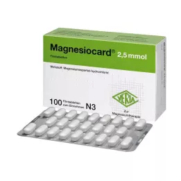MAGNESIOCARD 2,5 mmol επικαλυμμένα με λεπτό υμένιο δισκία, 100 τεμ
