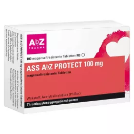 ASS AbZ PROTECT 100 mg γαστροανθεκτικά δισκία, 100 τεμ