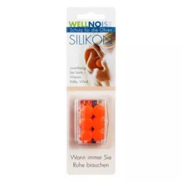 WELLNOISE Ωτοασπίδες πορτοκαλί blister, 3X2 τεμ