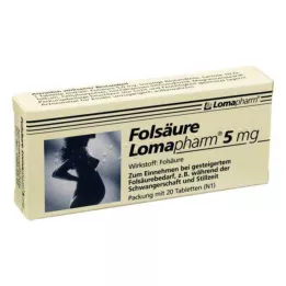 FOLSÄURE LOMAPHARM δισκία 5 mg, 20 τεμ