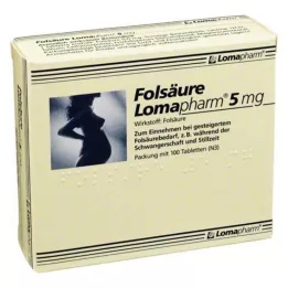 FOLSÄURE LOMAPHARM δισκία 5 mg, 100 τεμ