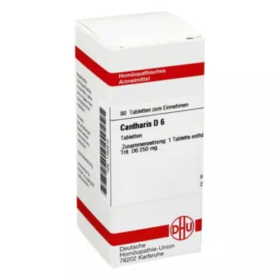 CANTHARIS D 6 ταμπλέτες, 80 τεμ CANTHARIS D 6 ταμπλέτες, 80 τεμ