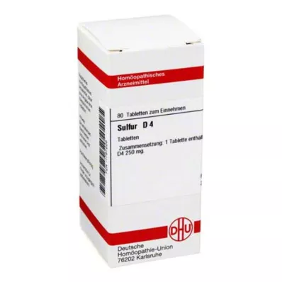 SULFUR D 4 ταμπλέτες, 80 τεμ