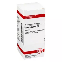 SULFUR JODATUM D 6 ταμπλέτες, 80 τεμ