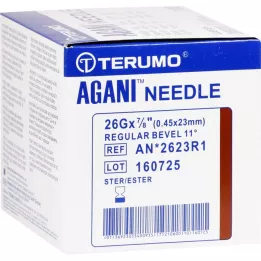 AGANI Κάνουλα 26 G 23 mm καφέ, 100 τεμ