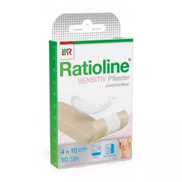 RATIOLINE ευαίσθητος επίδεσμος τραυμάτων 4 cmx1 m, 1 τεμ
