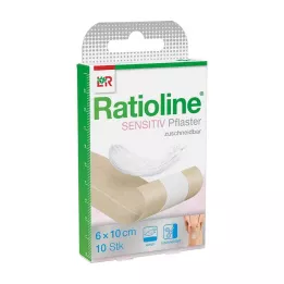 RATIOLINE ευαίσθητος επίδεσμος τραυμάτων 6 cmx1 m, 1 τεμ