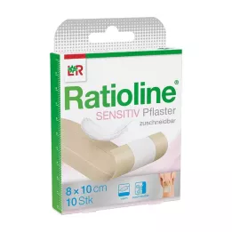 RATIOLINE ευαίσθητος επίδεσμος τραυμάτων 8 cmx1 m, 1 τεμ