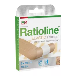 RATIOLINE ελαστικός επίδεσμος τραυμάτων 8 cmx1 m, 1 τεμ