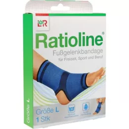 RATIOLINE ενεργός επίδεσμος αστραγάλου μεγέθους L, 1 τεμάχιο