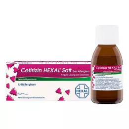 CETIRIZIN HEXAL Χυμός για αλλεργίες, 75 ml
