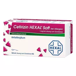 CETIRIZIN HEXAL Χυμός για αλλεργίες, 150 ml