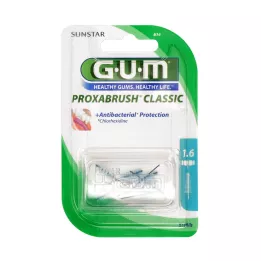 GUM Ανταλλακτικές βούρτσες Proxabrush έλατου 0,7 mm, 8 τεμ