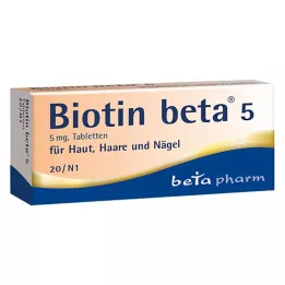 BIOTIN BETA 5 ταμπλέτες, 20 τεμ