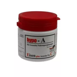 HYPO Κάψουλες A Iron+Acerola Vitamin C, 120 τμχ