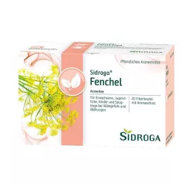 SIDROGA Τσάντα φίλτρου τσαγιού μάραθο, 20x2,0 g