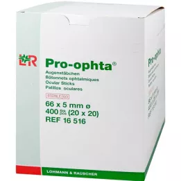 PRO-OPHTA Επιχρίσματα ματιών αποστειρωμένα, 400 τεμ