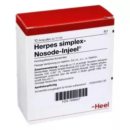 HERPES SIMPLEX Φύσιγγες Nosode Injeel, 10 τεμ