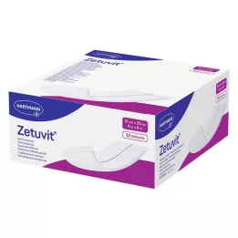 ZETUVIT Απορροφητικές κομπρέσες μη αποστειρωμένες 10x20 cm, 30 τμχ