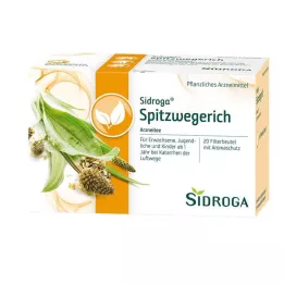 SIDROGA Σακουλάκια φίλτρου τσαγιού Plantain Ribwort, 20X1,4 γρ