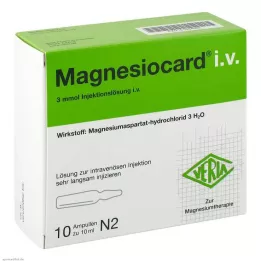 MAGNESIOCARD i.v. Ενέσιμο διάλυμα, 10Χ10 ml