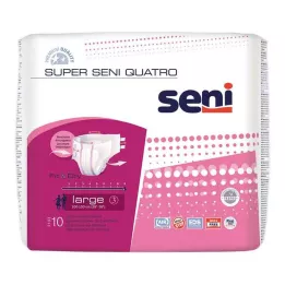 SUPER SENI Παντελόνι ακράτειας Quatro μεγέθους 3 L, 10 τεμάχια